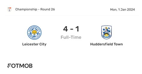 huddersfield town a.f.c. vs leicester city lineups